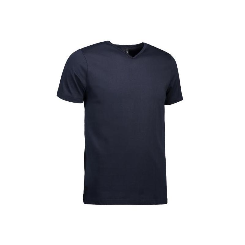 Heute im Angebot: T-TIME ® Herren T-Shirt 0514 von ID / Farbe: navy / V-Ausschnitt / 100% BAUMWOLLE in der Region Witten