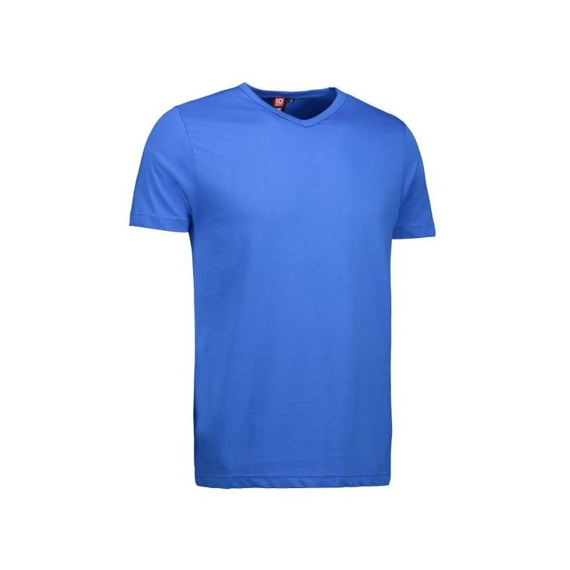 Heute im Angebot: T-TIME ® Herren T-Shirt 0514 von ID / Farbe: azur / V-Ausschnitt / 100% BAUMWOLLE in der Region Berlin Spandau