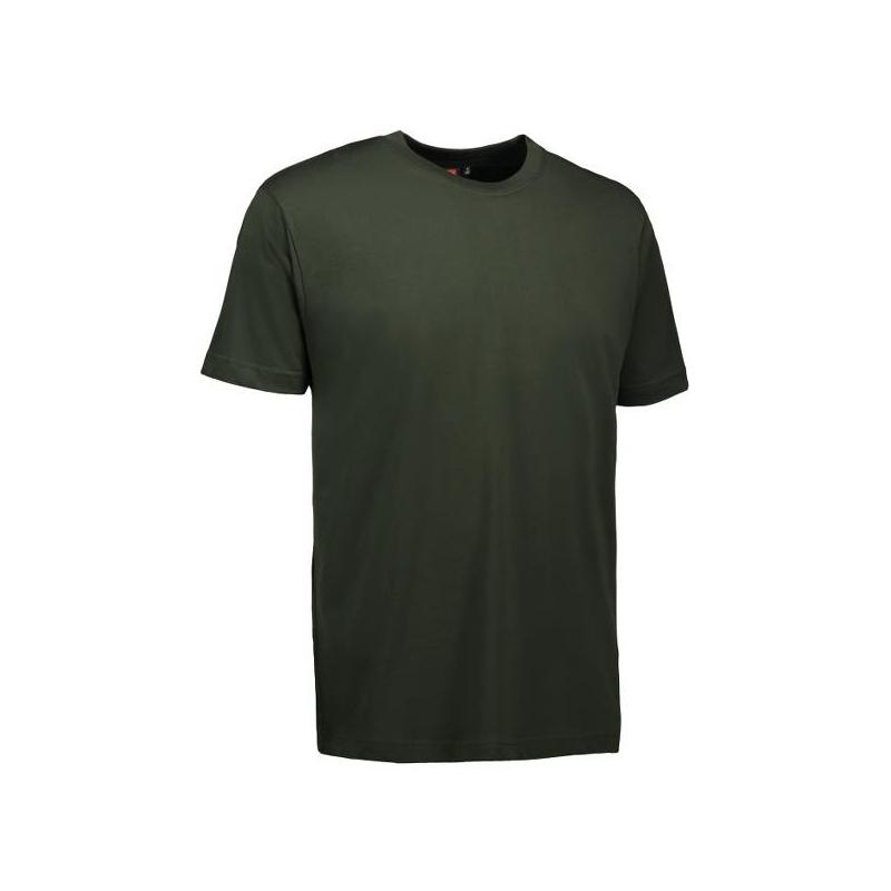 Heute im Angebot: T-Shirt 0500 von ID / Farbe: flaschengrün / 100% BAUMWOLLE in der Region Meerbusch