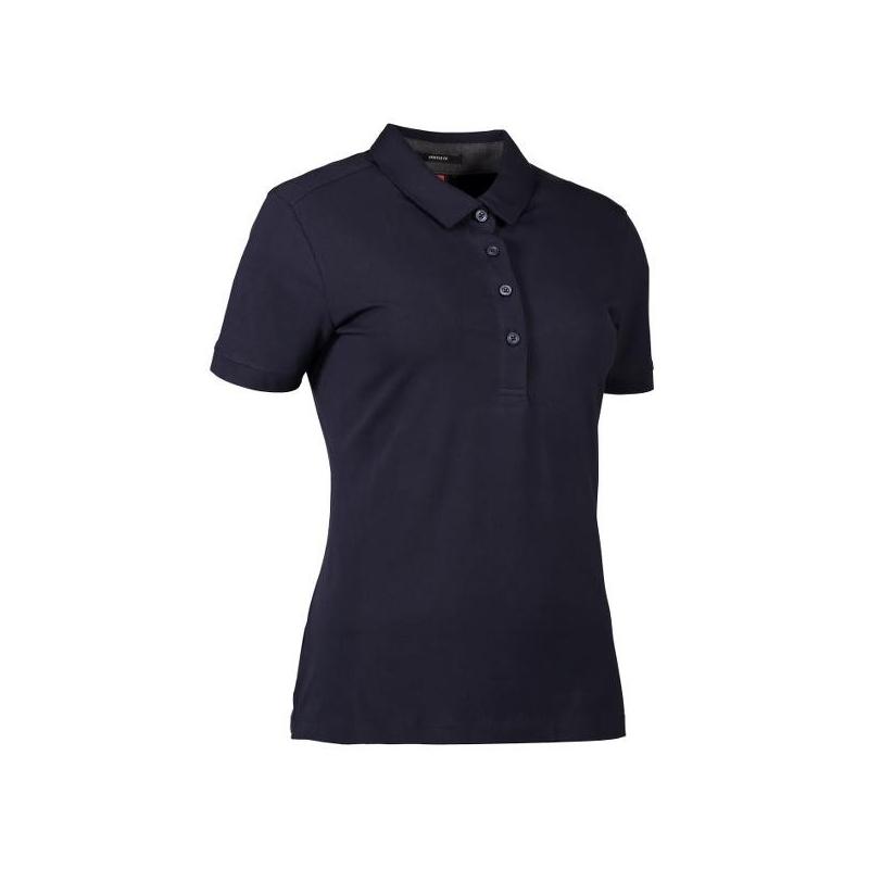 Heute im Angebot: Business Damen Poloshirt | Stretch 535 von ID / Farbe: navy / 95% BAUMWOLLE 5% ELASTANE in der Region Am Mellensee