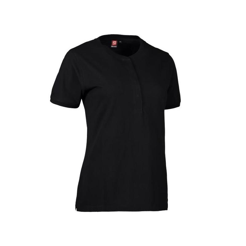 Heute im Angebot: PRO Wear CARE Damen Poloshirt 375 von ID / Farbe: schwarz / 50% BAUMWOLLE 50% POLYESTER in der Region Konstanz