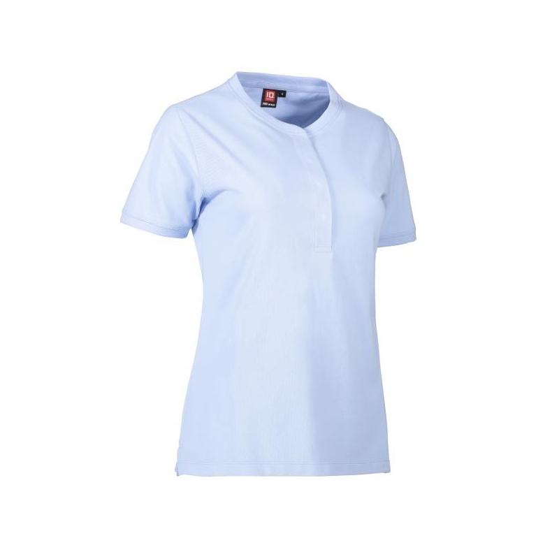 Heute im Angebot: PRO Wear CARE Damen Poloshirt 375 von ID / Farbe: hellblau / 50% BAUMWOLLE 50% POLYESTER in der Region Fürstenwalde