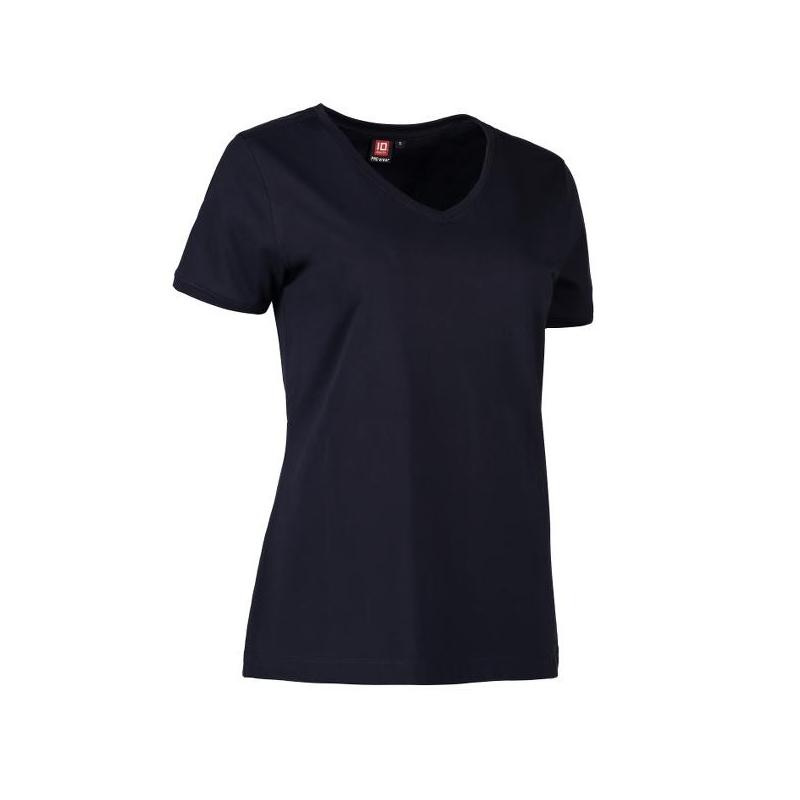 Heute im Angebot: PRO Wear CARE Damen T-Shirt 373 von ID / Farbe: navy / 60% BAUMWOLLE 40% POLYESTER in der Region Bocholt
