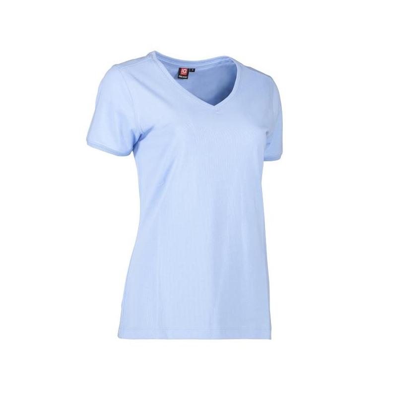 Heute im Angebot: PRO Wear CARE Damen T-Shirt 373 von ID / Farbe: hellblau / 60% BAUMWOLLE 40% POLYESTER in der Region Berlin Lübars