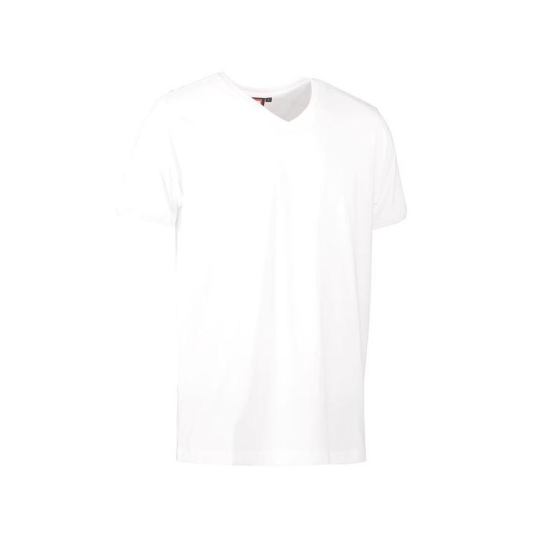 Heute im Angebot: PRO Wear CARE Herren T-Shirt 372 von ID / Farbe: weiß / 60% BAUMWOLLE 40% POLYESTER in der Region Halbe