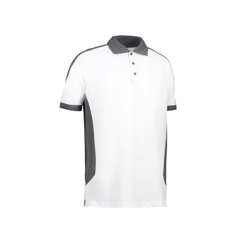Heute im Angebot: PRO Wear Herren Poloshirt 322 von ID / Farbe: weiß / 50% BAUMWOLLE 50% POLYESTER in der Region Strausberg