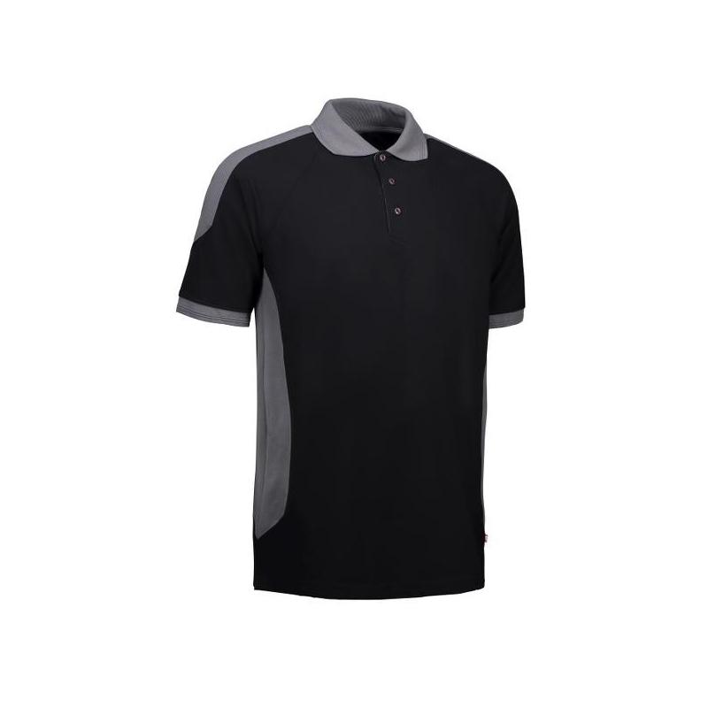 Heute im Angebot: PRO Wear Herren Poloshirt 322 von ID / Farbe: schwarz / 50% BAUMWOLLE 50% POLYESTER in der Region Rüsselsheim