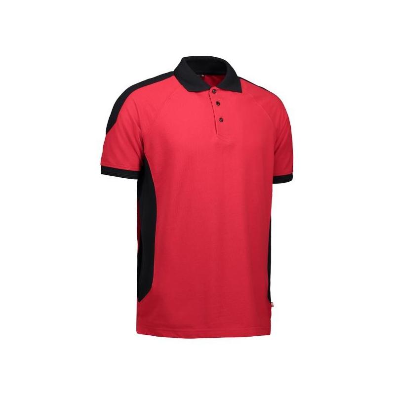 Heute im Angebot: PRO Wear Herren Poloshirt 322 von ID / Farbe: rot / 50% BAUMWOLLE 50% POLYESTER in der Region Lübeck