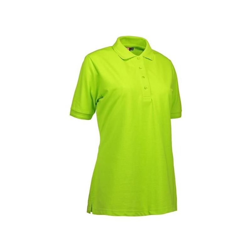 Heute im Angebot: PRO Wear Damen Poloshirt 321 von ID / Farbe: lime / 50% BAUMWOLLE 50% POLYESTER in der Region Wiesbaden