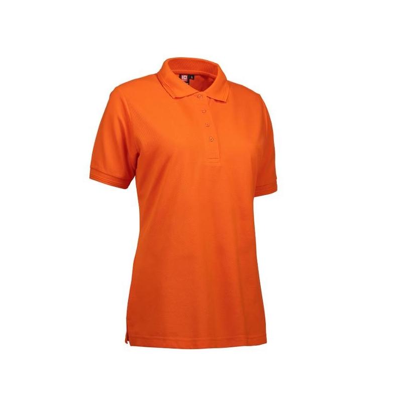 Heute im Angebot: PRO Wear Damen Poloshirt 321 von ID / Farbe: orange / 50% BAUMWOLLE 50% POLYESTER in der Region Zossen