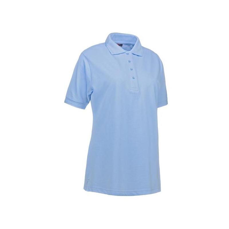 Heute im Angebot: PRO Wear Damen Poloshirt 321 von ID / Farbe: hellblau / 50% BAUMWOLLE 50% POLYESTER in der Region Witten