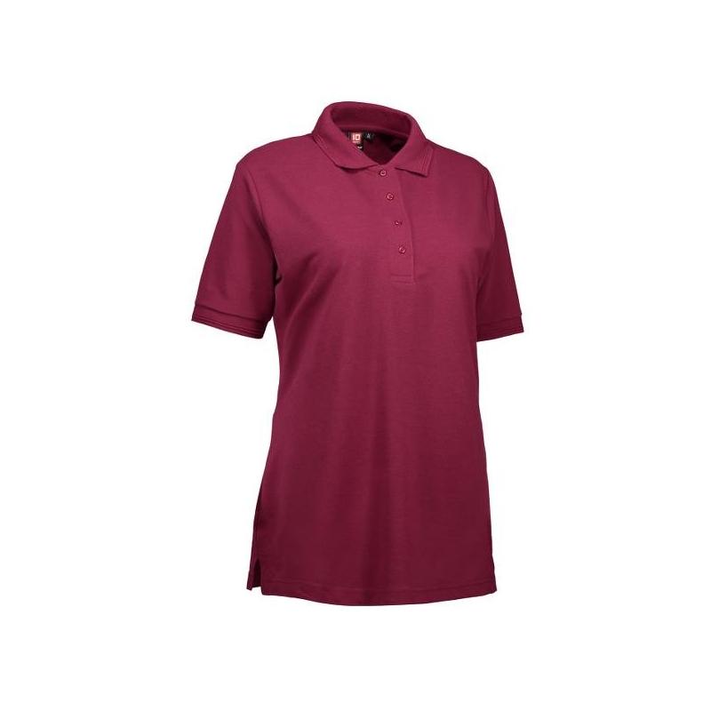 Heute im Angebot: PRO Wear Damen Poloshirt 321 von ID / Farbe: bordeaux / 50% BAUMWOLLE 50% POLYESTER in der Region Hagen
