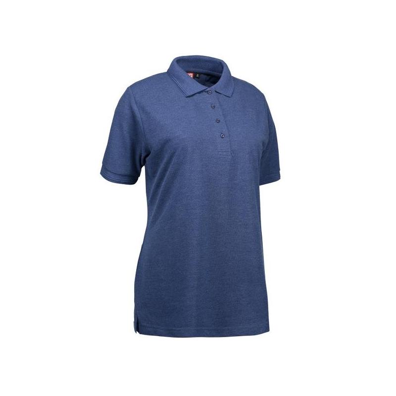 Heute im Angebot: PRO Wear Damen Poloshirt 321 von ID / Farbe: blau / 50% BAUMWOLLE 50% POLYESTER in der Region Berlin Friedrichshain