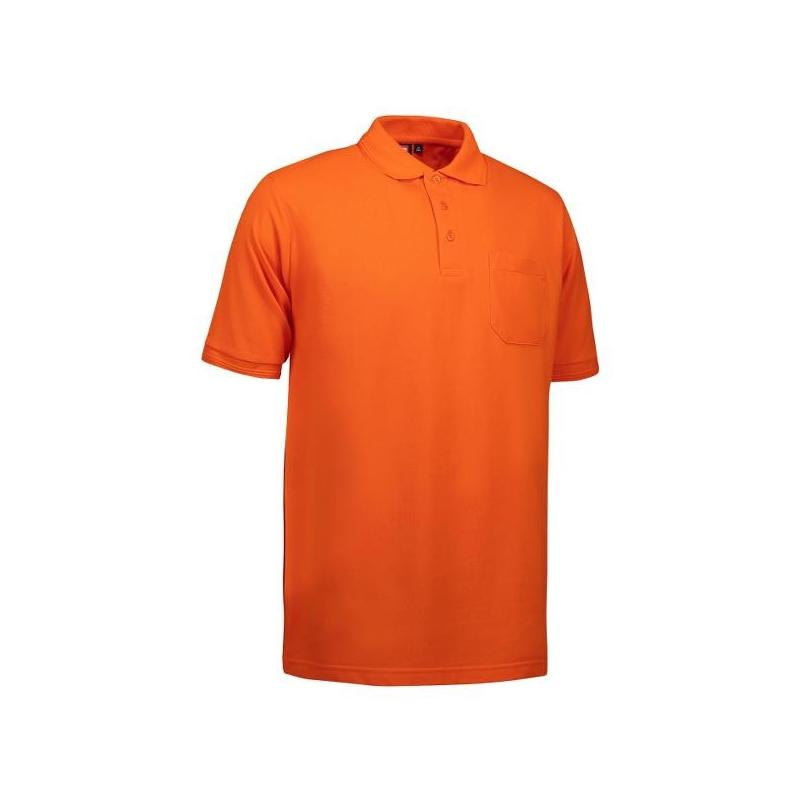 Heute im Angebot: PRO Wear Herren Poloshirt 320 von ID / Farbe: orange / 50% BAUMWOLLE 50% POLYESTER in der Region Berlin Märkisches Viertel