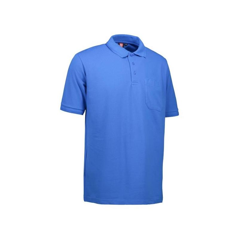 Heute im Angebot: PRO Wear Herren Poloshirt 320 von ID / Farbe: azur / 50% BAUMWOLLE 50% POLYESTER in der Region Offenbach