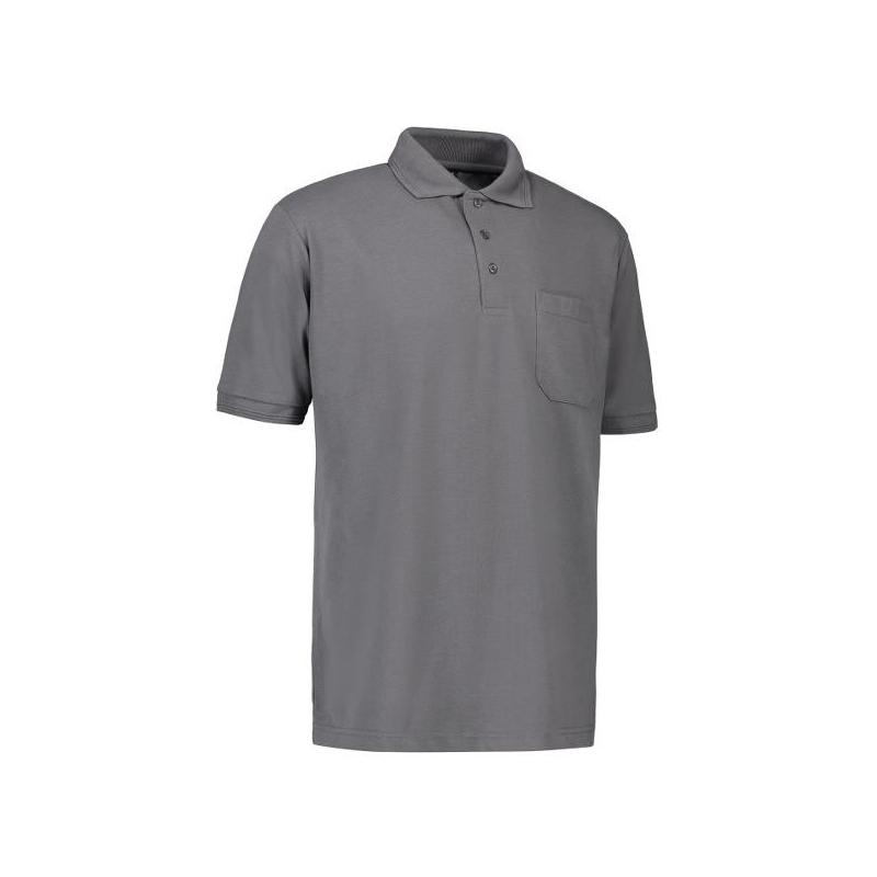 Heute im Angebot: PRO Wear Herren Poloshirt 320 von ID / Farbe: grau / 50% BAUMWOLLE 50% POLYESTER in der Region Berlin Adlershof