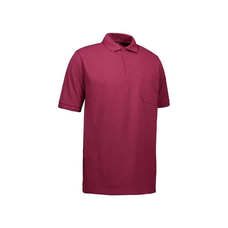 Heute im Angebot: PRO Wear Herren Poloshirt 320 von ID / Farbe: bordeaux / 50% BAUMWOLLE 50% POLYESTER in der Region Wesel