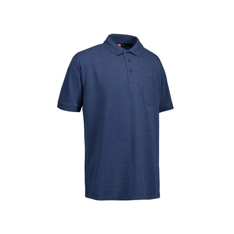Heute im Angebot: PRO Wear Herren Poloshirt 320 von ID / Farbe: blau / 50% BAUMWOLLE 50% POLYESTER in der Region Landshut