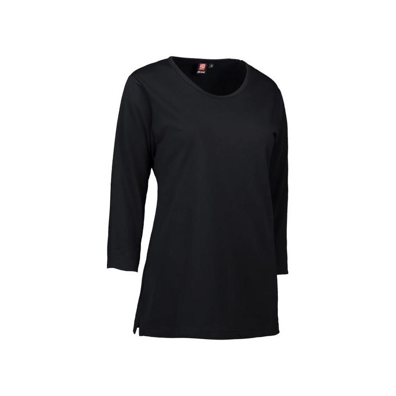 Heute im Angebot: PRO Wear Damen T-Shirt | 3/4-Arm 313 von ID / Farbe: schwarz / 60% BAUMWOLLE 40% POLYESTER in der Region Baruth