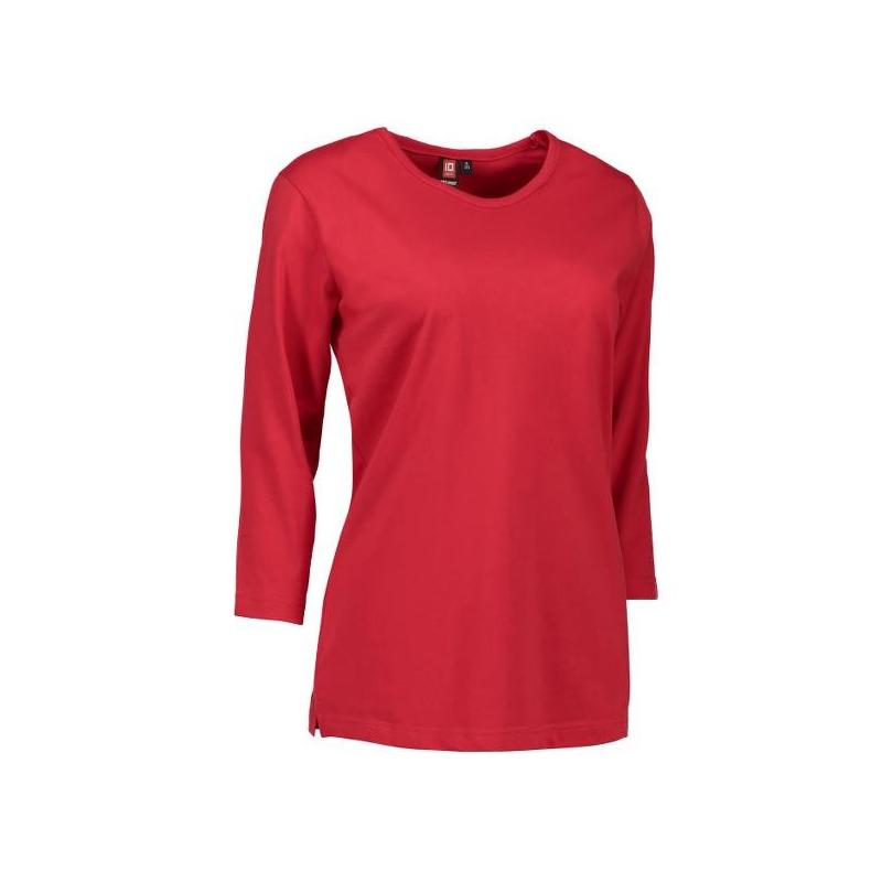 Heute im Angebot: PRO Wear Damen T-Shirt | 3/4-Arm 313 von ID / Farbe: rot / 60% BAUMWOLLE 40% POLYESTER in der Region Neu-Ulm