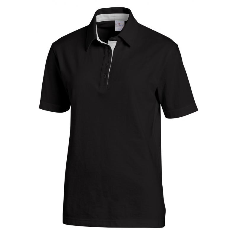 Heute im Angebot: Poloshirt 2637 von LEIBER / Farbe: schwarz-silbergrau / 95 % Baumwolle 5 % Elasthan in der Region Senftenberg