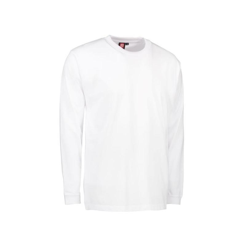 Heute im Angebot: PRO Wear Herren T-Shirt | Langarm 311 von ID / Farbe: weiß / 60% BAUMWOLLE 40% POLYESTER in der Region Gera