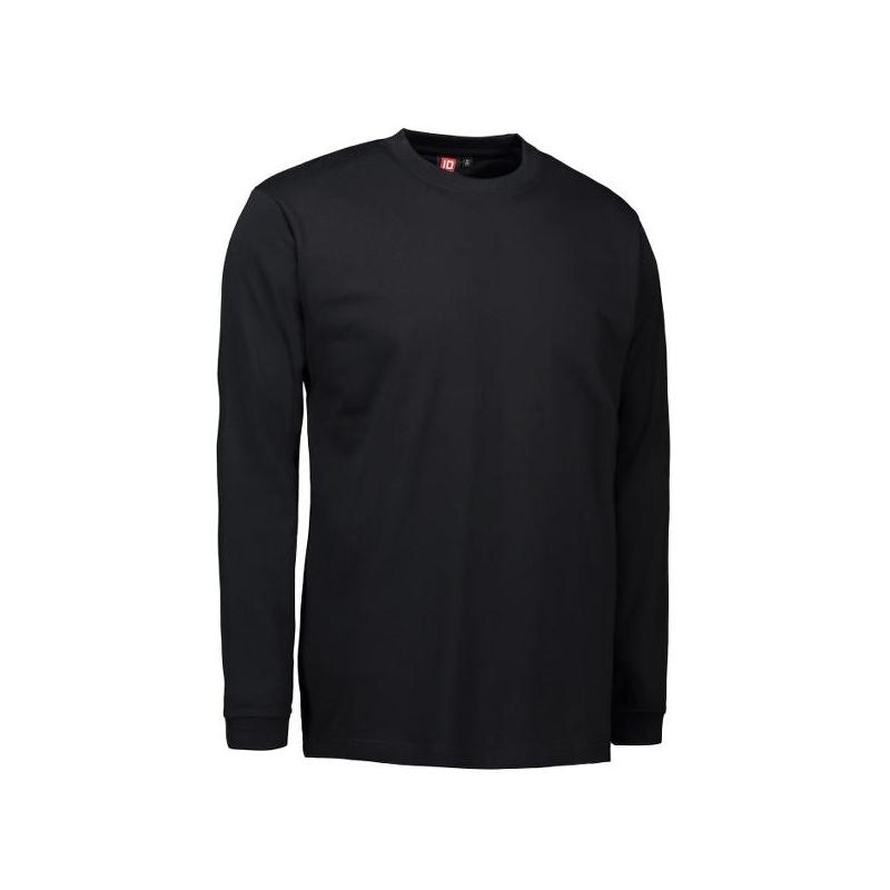 Heute im Angebot: PRO Wear Herren T-Shirt | Langarm 311 von ID / Farbe: schwarz / 60% BAUMWOLLE 40% POLYESTER in der Region Meißen