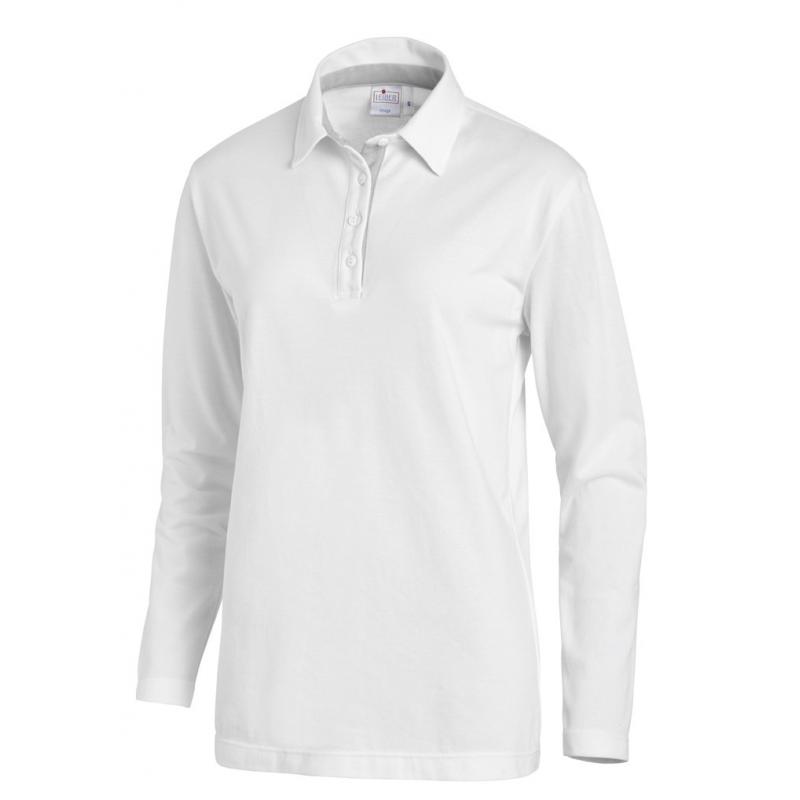 Heute im Angebot: Poloshirt 2638 von LEIBER / Farbe: weiß-silbergrau / 95 % Baumwolle 5 % Elasthan in der Region Berlin Malchow