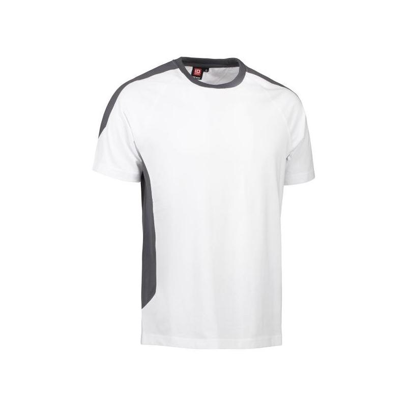 Heute im Angebot: PRO Wear T-Shirt | Kontrast 302 von ID / Farbe: weiß / 60% BAUMWOLLE 40% POLYESTER in der Region Berlin Altglienicke