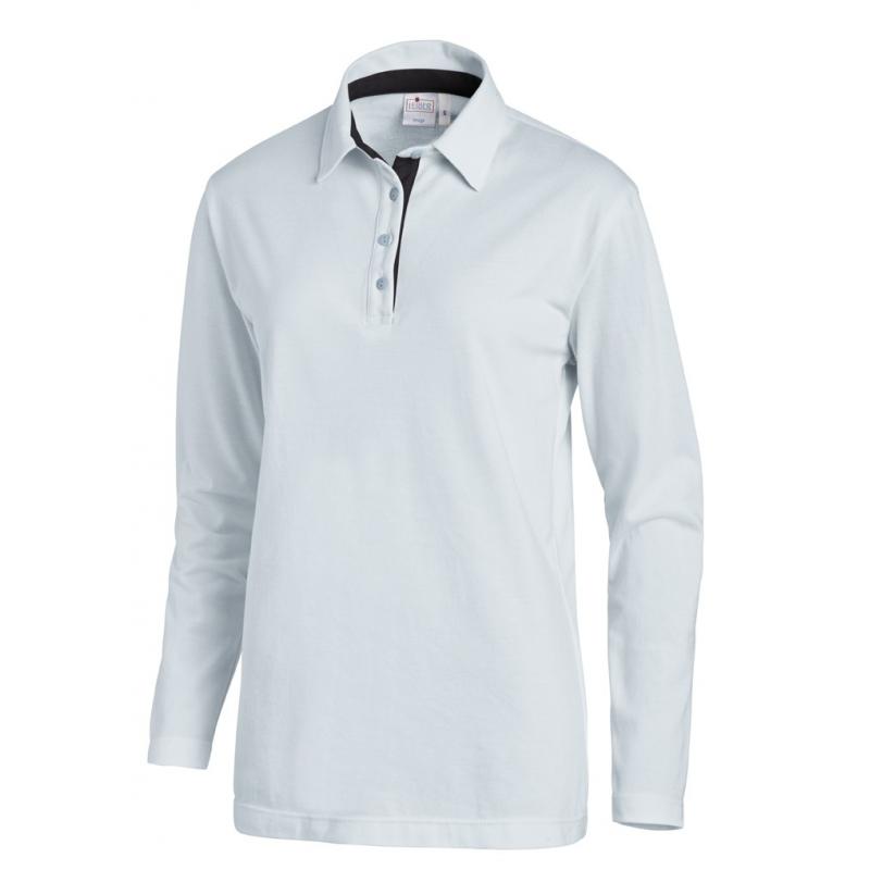 Heute im Angebot: Poloshirt 2638 von LEIBER / Farbe: hellblau-marine / 95 % Baumwolle 5 % Elasthan in der Region Teltow