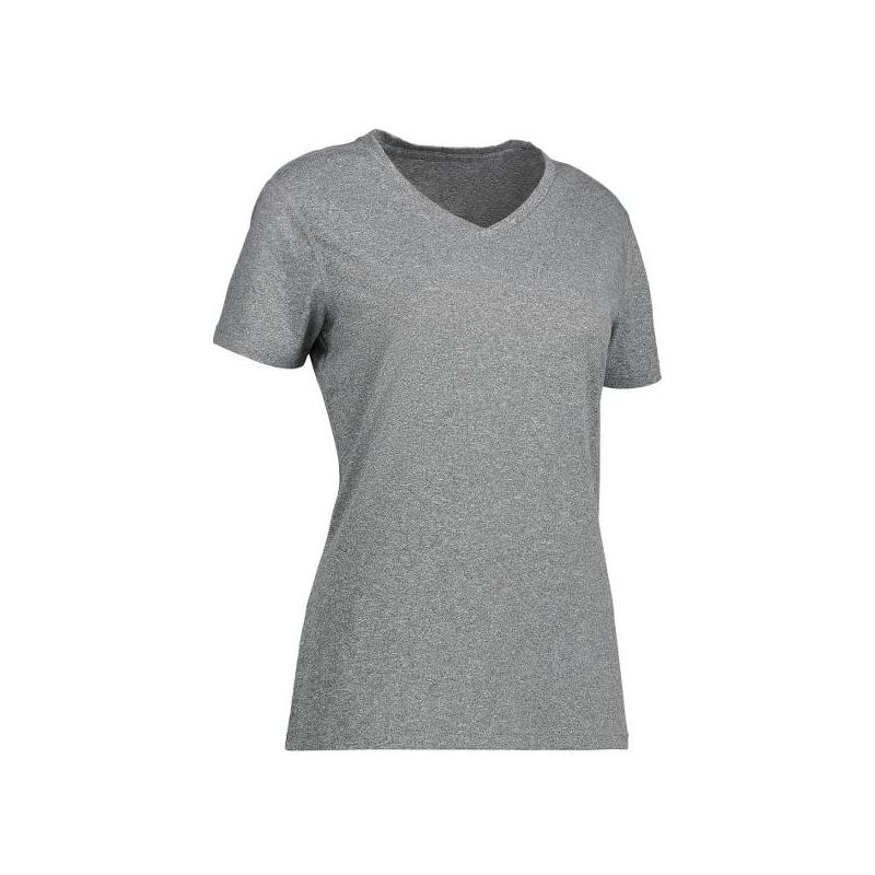 Heute im Angebot: YES Active Damen T-Shirt 2032 von ID / Farbe: grau / 100% POLYESTER in der Region Berlin Heinersdorf