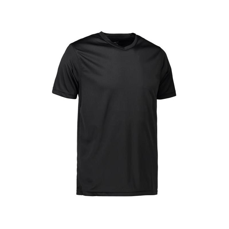 Heute im Angebot: YES Active Herren T-Shirt 2030 von ID / Farbe: schwarz / 100% POLYESTER in der Region Am Mellensee