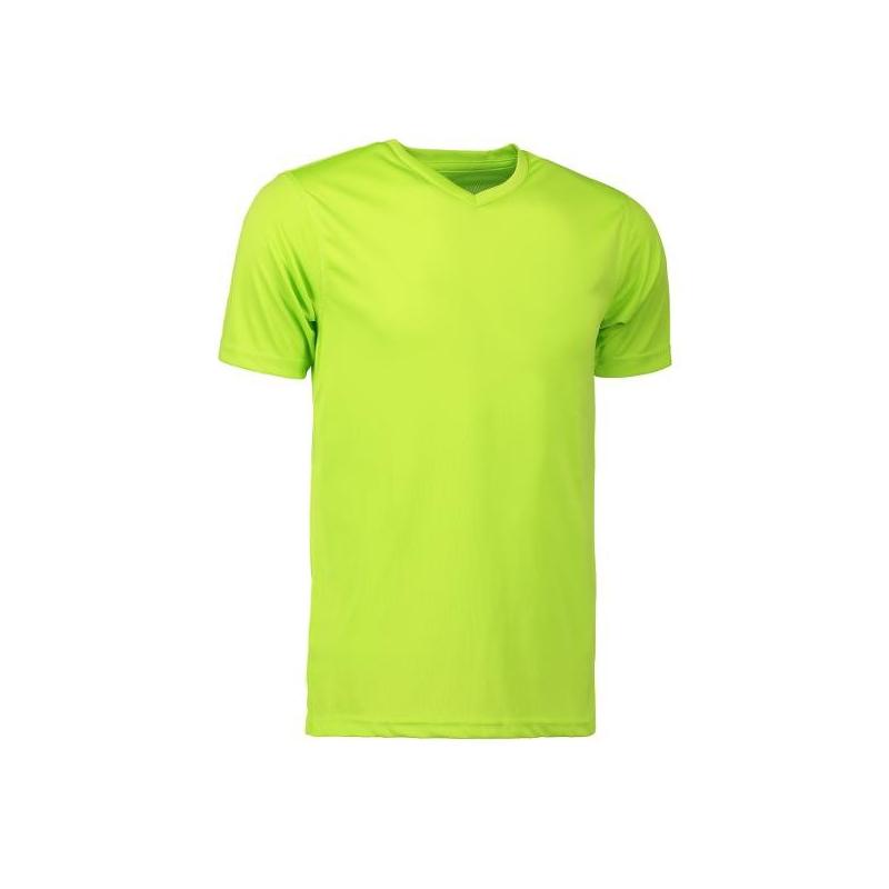 Heute im Angebot: YES Active Herren T-Shirt 2030 von ID / Farbe: lime / 100% POLYESTER in der Region Cottbus