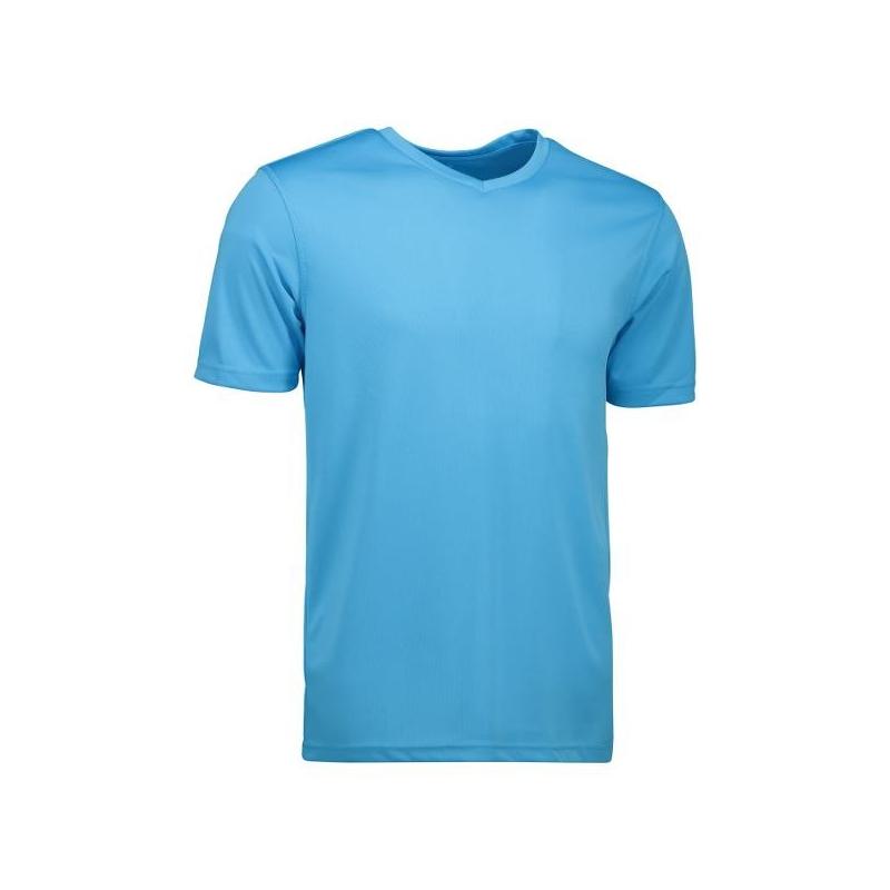 Heute im Angebot: YES Active Herren T-Shirt 2030 von ID / Farbe: cyan / 100% POLYESTER in der Region Herne