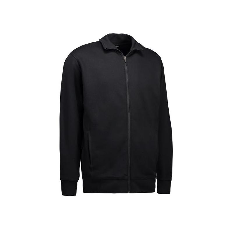 Heute im Angebot: Herren Sweatshirtjacke 622 von ID / Farbe: schwarz / 60% BAUMWOLLE 40% POLYESTER in der Region Remscheid