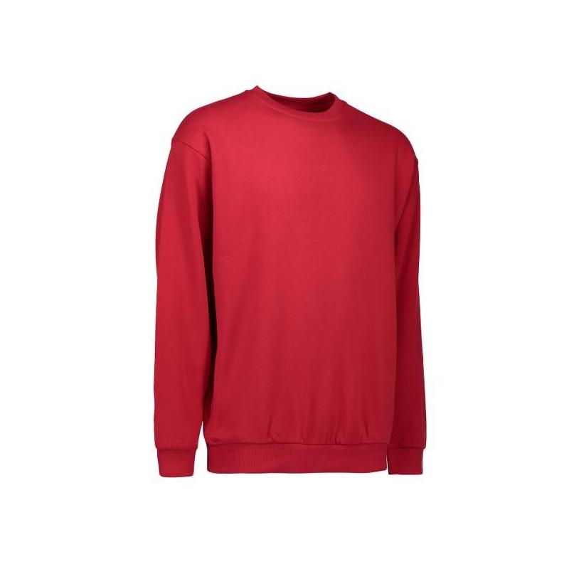 Heute im Angebot: Klassisches Herren Sweatshirt 600 von ID / Farbe: rot / 70% BAUMWOLLE 30% POLYESTER in der Region Berlin Wittenau