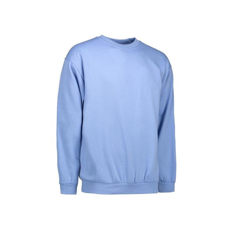 Heute im Angebot: Klassisches Herren Sweatshirt 600 von ID / Farbe: hellblau / 70% BAUMWOLLE 30% POLYESTER in der Region Schwerin