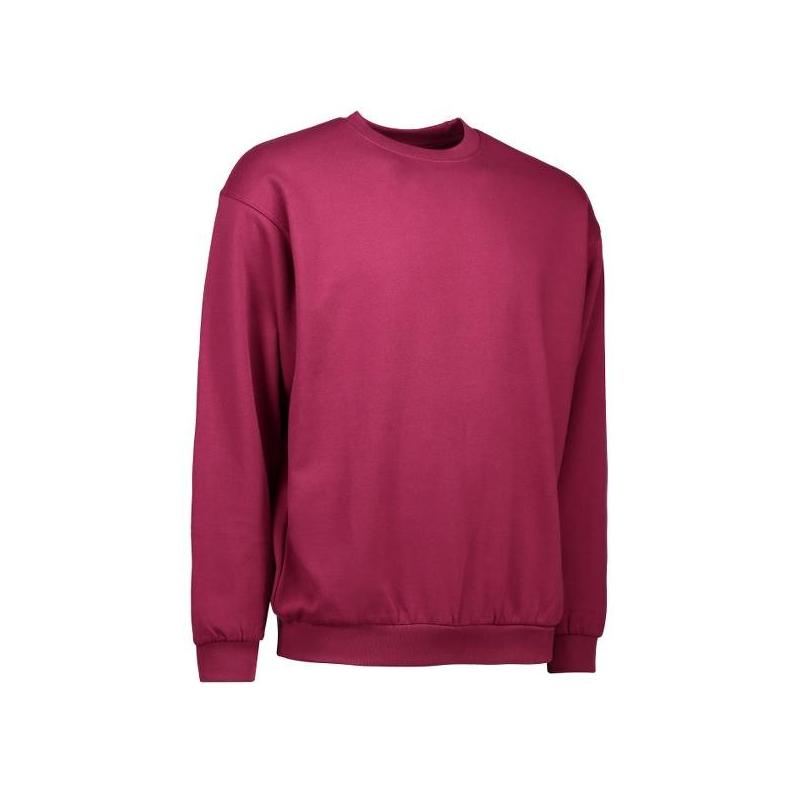 Heute im Angebot: Klassisches Herren Sweatshirt 600 von ID / Farbe: bordeaux / 70% BAUMWOLLE 30% POLYESTER in der Region Aachen