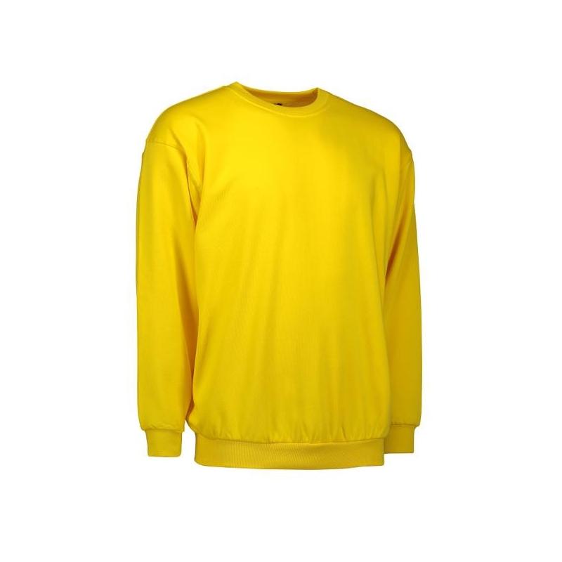 Heute im Angebot: Klassisches Herren Sweatshirt 600 von ID / Farbe: gelb / 70% BAUMWOLLE 30% POLYESTER in der Region Lübbenau