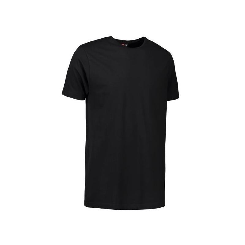 Heute im Angebot: Stretch Herren T-Shirt 594 von ID / Farbe: schwarz / 92% BAUMWOLLE 8% ELASTANE in der Region Stuttgart