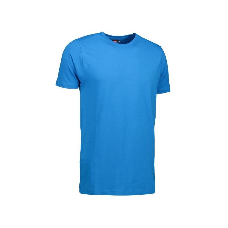 Heute im Angebot: Stretch Herren T-Shirt 594 von ID / Farbe: türkis / 92% BAUMWOLLE 8% ELASTANE in der Region Saarbrücken