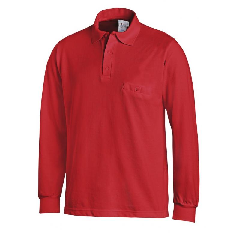 Heute im Angebot: Poloshirt 841 von LEIBER / Farbe: rot / 50 % Baumwolle 50 % Polyester in der Region Wuppertal