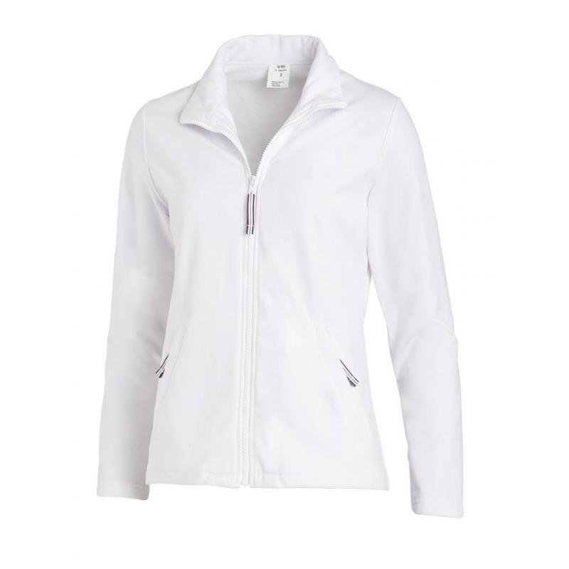 Heute im Angebot: Sweatjacke (Damen) 1059 von LEIBER / Farbe: weiß / 50 % Baumwolle 50 % Polyester in der Region Herne