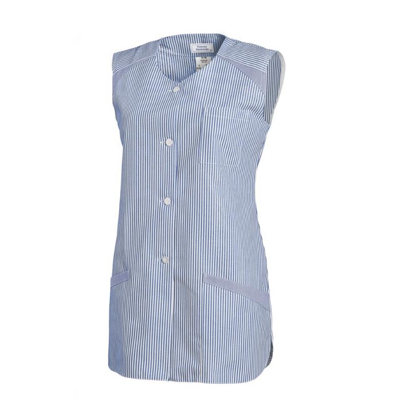 Heute im Angebot: Kasack ohne Arm 706 von LEIBER / Farbe: hellblau / 65 % Polyester 35 % Baumwolle in der Region Luckau