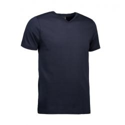 T-TIME® Herren T-Shirt | V-Ausschnitt |514 von ID / Farbe: navy / 100% BAUMWOLLE - | MEIN-KASACK.de | kasack | kasacks |