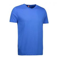 T-TIME® Herren T-Shirt | V-Ausschnitt |514 von ID / Farbe: azur / 100% BAUMWOLLE - | MEIN-KASACK.de | kasack | kasacks |