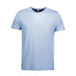 T-TIME® Herren T-Shirt | V-Ausschnitt |514 von ID / Farbe: hellblau / 100% BAUMWOLLE - | MEIN-KASACK.de | kasack | kasac