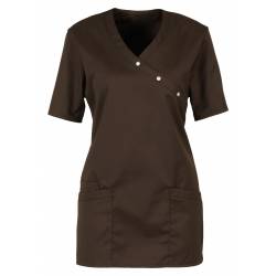 Damen -  Kasack 941 von BEB / Farbe: chocolate brown / 50% Baumwolle 50% Polyester - | MEIN-KASACK.de | kasack | kasacks