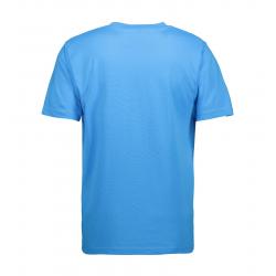 T-Shirt 0500 von ID / Farbe: cyan / 100% BAUMWOLLE - | MEIN-KASACK.de | kasack | kasacks | kassak | berufsbekleidung med