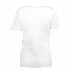 Interlock Damen T-Shirt | V-Ausschnitt | 506 von ID / Farbe: weiß / 100% BAUMWOLLE - | MEIN-KASACK.de | kasack | kasacks